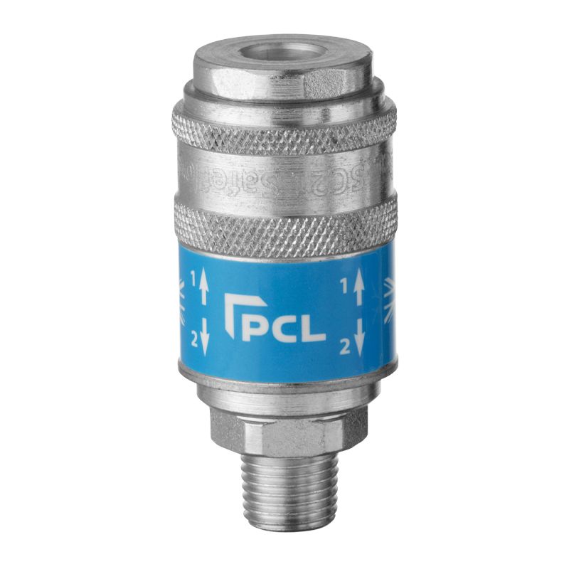PCL SC21CM Safeflow Coupling Male Thread R 1/4