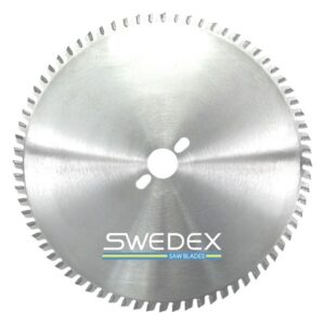 Swedex 300mm x 72T Triple Chip Positive Rake Blade for Alu & Plastics