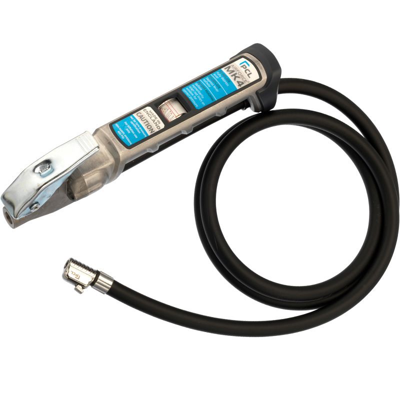 PCL AFG4H061 AIRFORCE MK4 Tyre Inflator 2.7m Hose Single Clip-on Connector