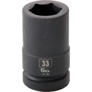 PCL APA40/33 33mm A/F, Deep Impact Socket, 1" Drive