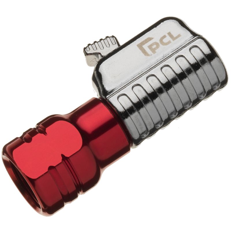 PCL CH5A01 Tyre Valve Connector, Straight, Swivel, Female Thread Rp 1/4, Closed End