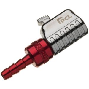 PCL CH5H01 Tyre Valve Connector, Straight, Swivel, 1/4 i/d Hose Tailpiece, Closed End