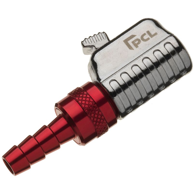 PCL CH5K01 Tyre Valve Connector, Straight, Swivel, 8mm i/d Hose Tailpiece, Closed End