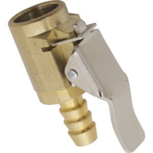 PCL CO13A71 12V1 Euro Tyre Valve Connector, 6.35mm (1/4) i/d Hose Tailpiece, Open End
