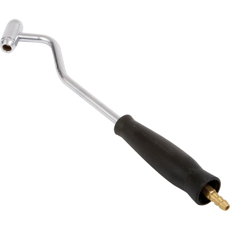 PCL CO15A01 Angled Stem Hold-On Tyre Valve Connector, 6.35mm (1/4) i/d Hose Tailpiece, Open End