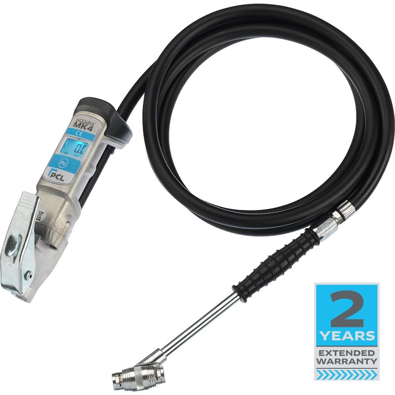 PCL DAC406 ACCURA MK4 Tyre Inflator 2.7m Hose Twin Clip-on Connector