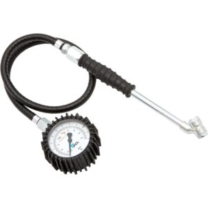PCL DPG1H03 Tyre Check Dial Gauge (63mm Dia), 0-170 psi & 0-12 bar, Twin Hold-On Connector