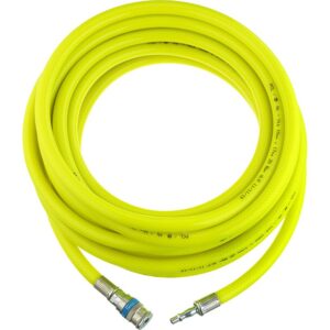 PCL HA2134HV Hose Assembly Yellow High Visibility, 10m of 10mm i/d Hose, Standard Adaptor to Vertex Coupling