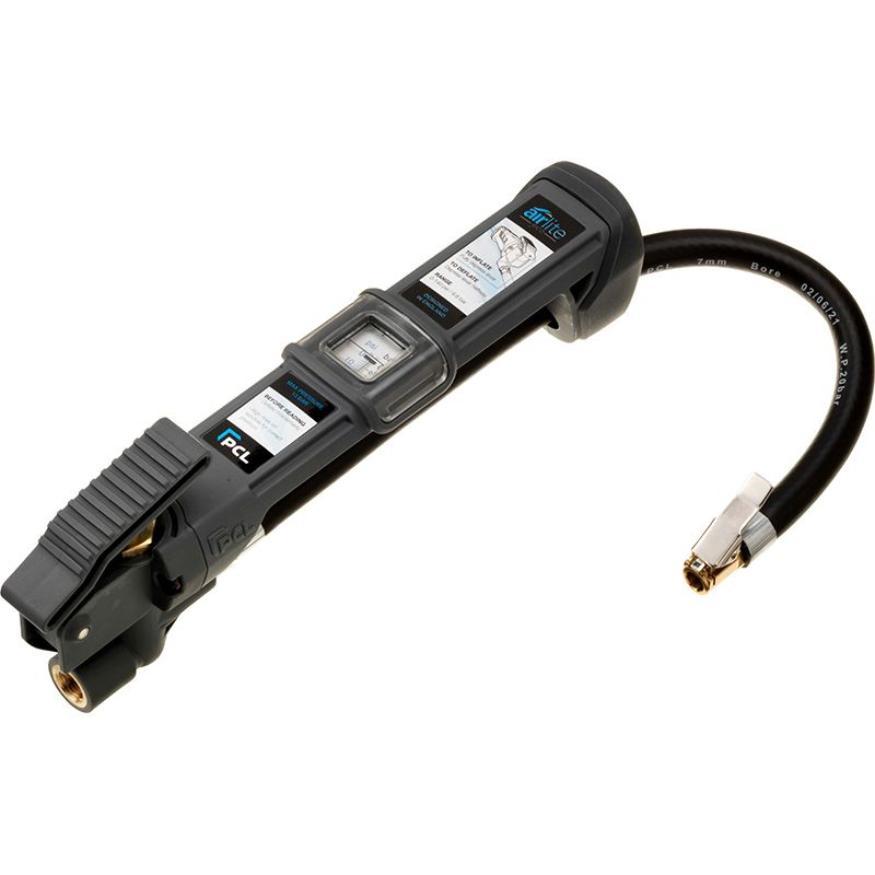PCL LAG1H08 airlite eco Tyre Inflator 0.4m Hose Euro Clip-on Connector