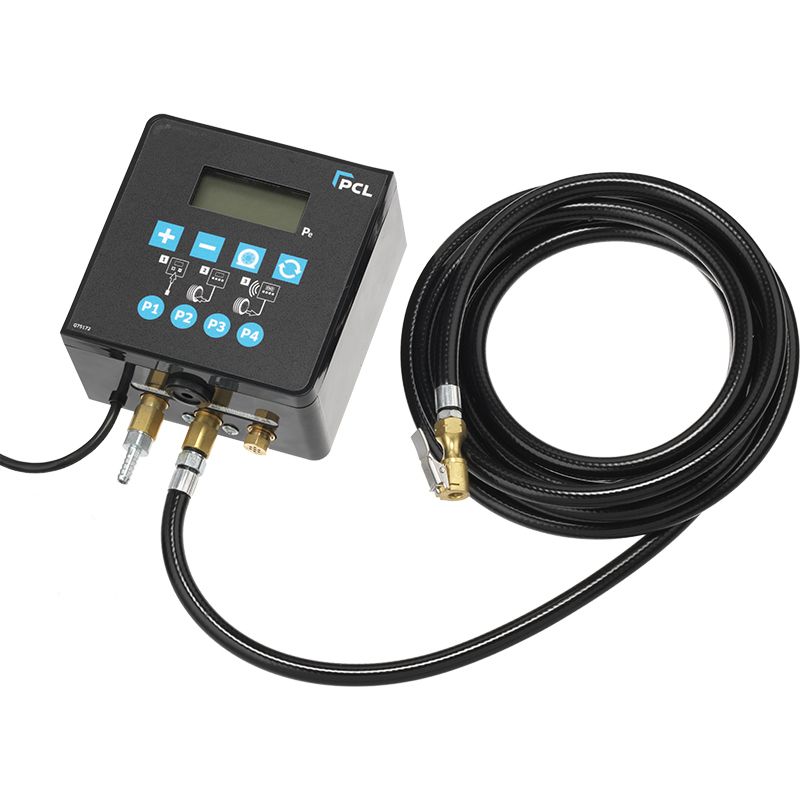 PCL QUBE0/4P ACCURA QUBE Tyre Inflator 230v, No Plug, 4 preset buttons