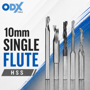 10mm Single Flute HSS