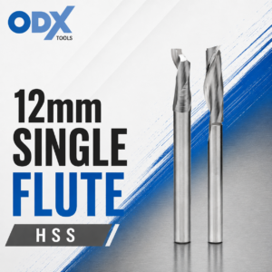 12mm Single Flute HSS