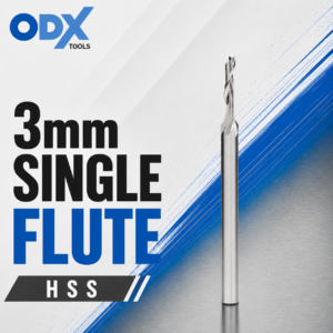 3mm Single Flute HSS