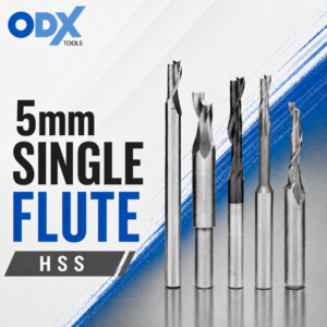 5mm Single Flute HSS