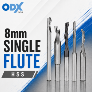 8mm Single Flute HSS