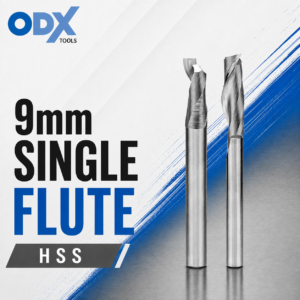 9mm Single Flute HSS