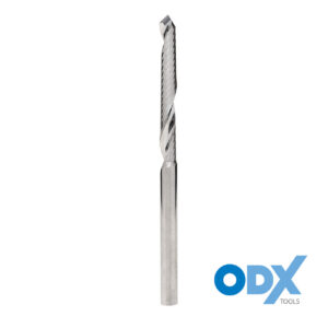 OM35148 6x40x80 6mm Shank, Mirror 90° Tip, Single Flute Carbide Router Cutter