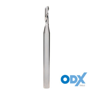 OM35289 5x14x100 8mm Shank, Mirror Polish, Single Flute Carbide Router Cutter