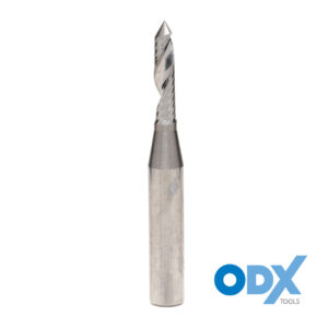 OM35498 4x20x58 8mm Shank, Mirror Polish, Single Flute Carbide Router Cutter