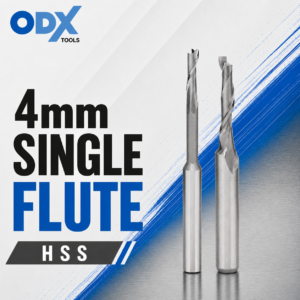 4mm Single Flute HSS